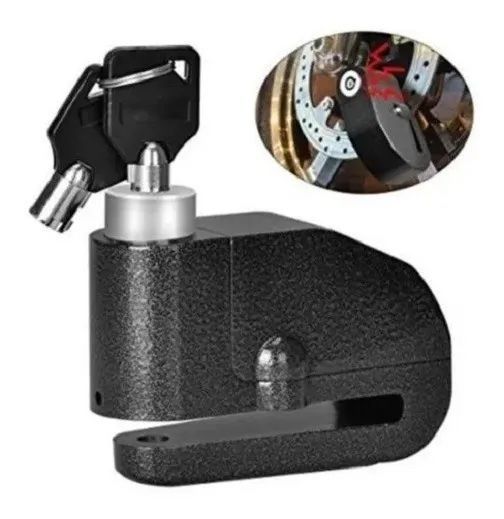 Candado Freno Disco Moto Bici Alarma Bloqueo Antirrobo Xl-1