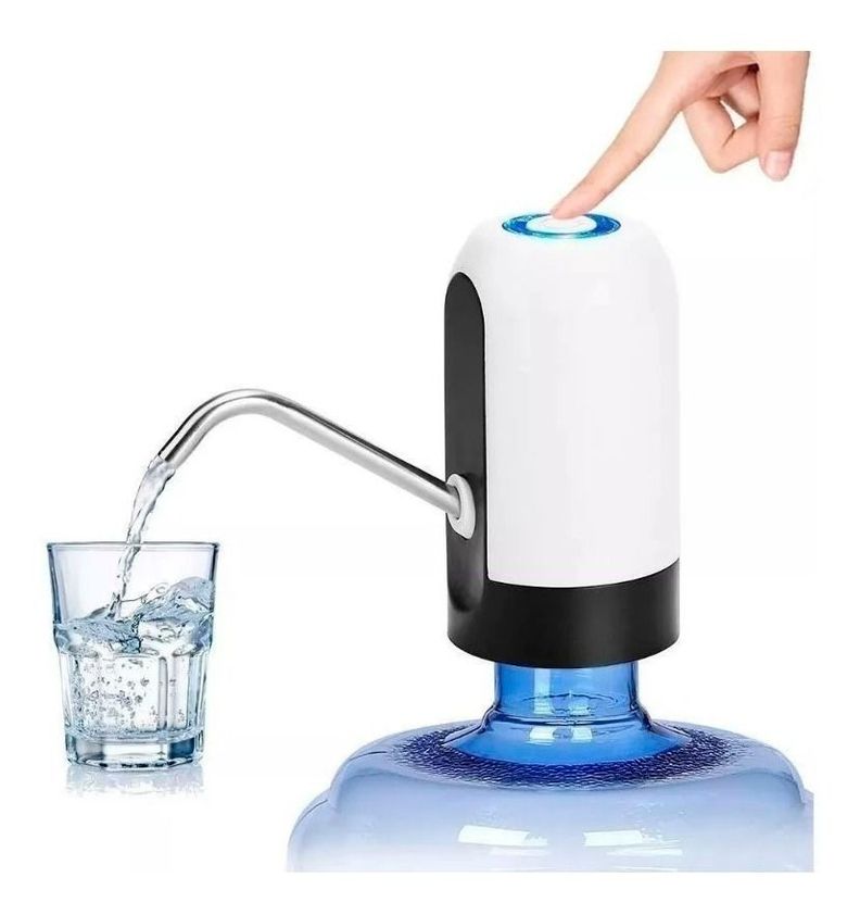 Bomba Dispensador Agua Electronico Recargable Usb-0