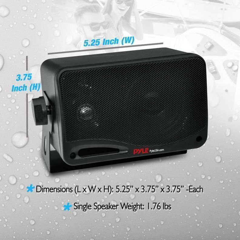 Parlantes murales activos bluetooth negros-2