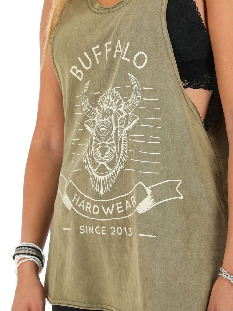 Polera Sin Manga Militar Mujer-3