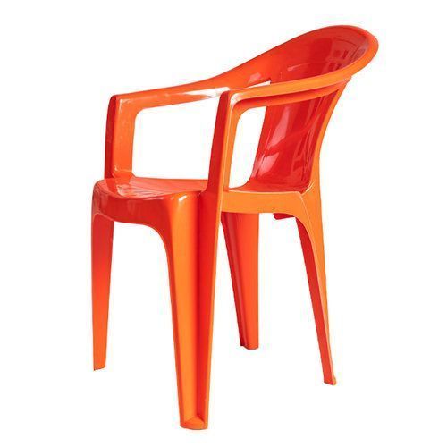 Silla Plástica Milán Roja-1