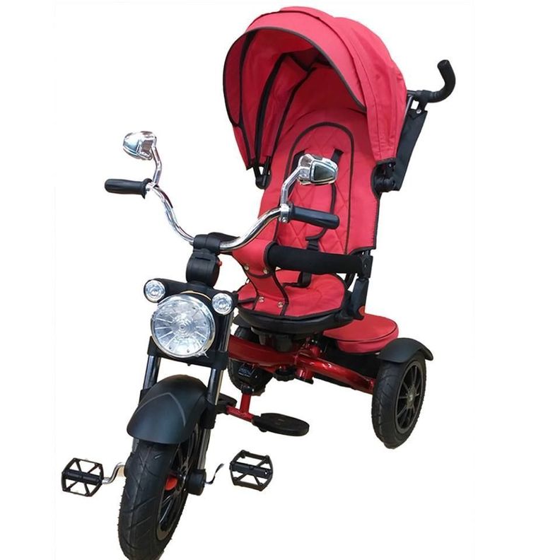 Triciclo Coche 360 Reclinable Neumáticos Inflables-2