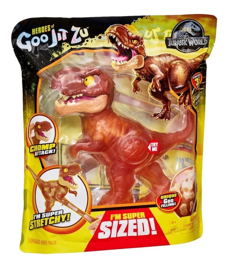 GOO JIT ZU JURASSIC WORLD SUPAGOO DINO T-REX-0
