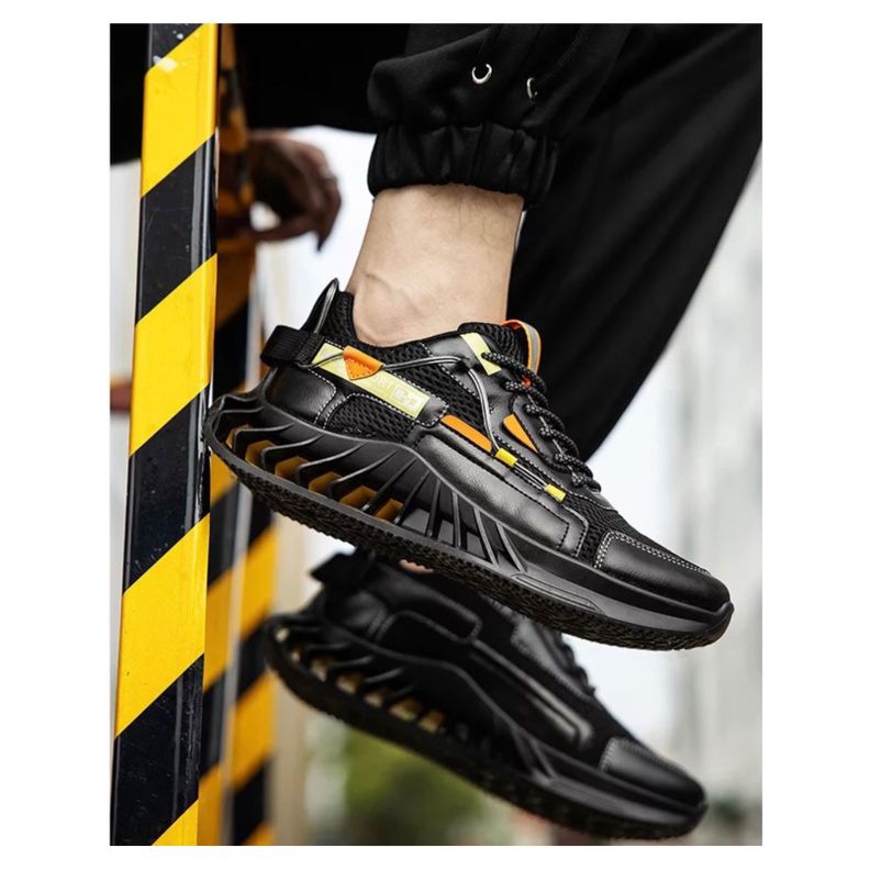 Zapatilla Urbana Tracker Man Hombre Negra-1