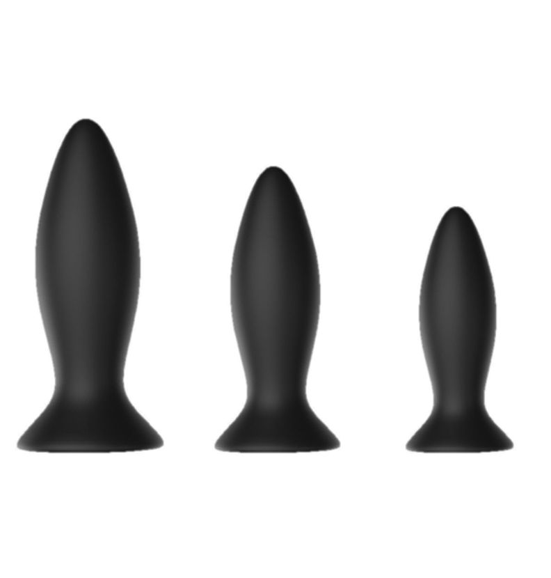 Kit Entrenamiento Anal Vibrador Roar 3 Piezas-0