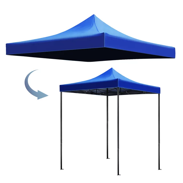 Lona Oxford Para Toldo Plegable 3x3 MTS Azul Filtro UV-1