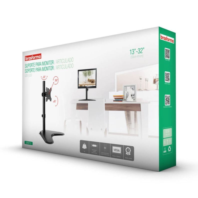Soporte  TV/Monitor - 13" a 32" 360° 8 kg-3