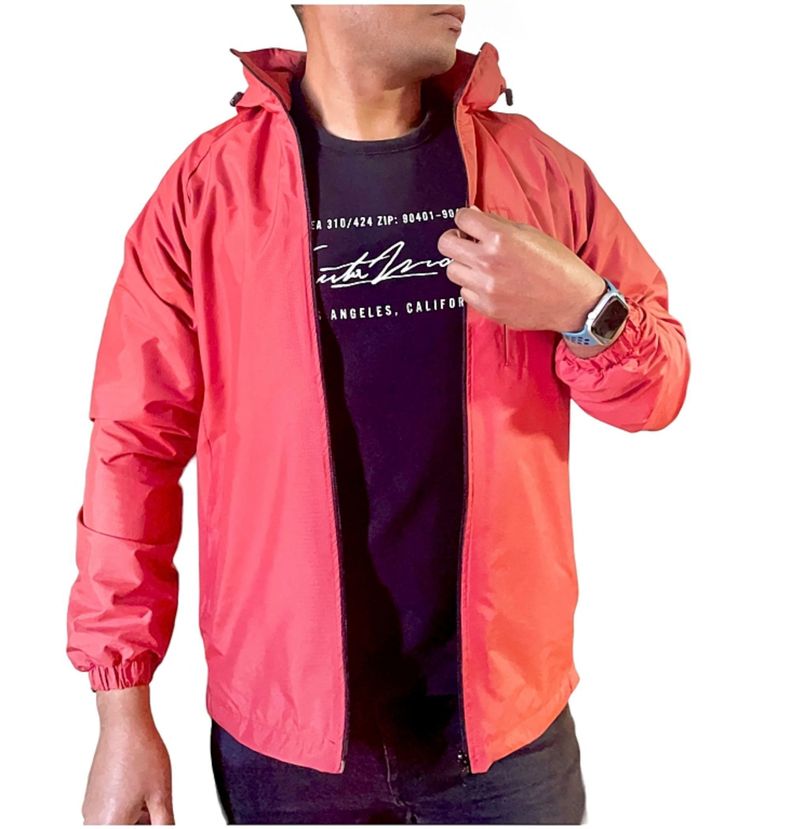 Chaqueta Cortaviento Impermeable Hombre-0