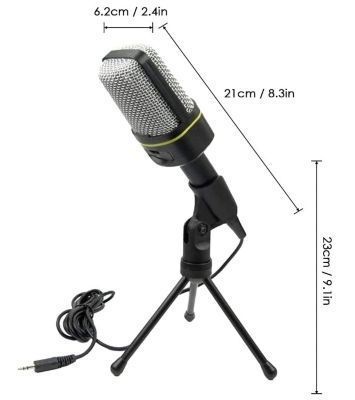 Micrófono Condensador Andowl QY-930 Con Soporte-3