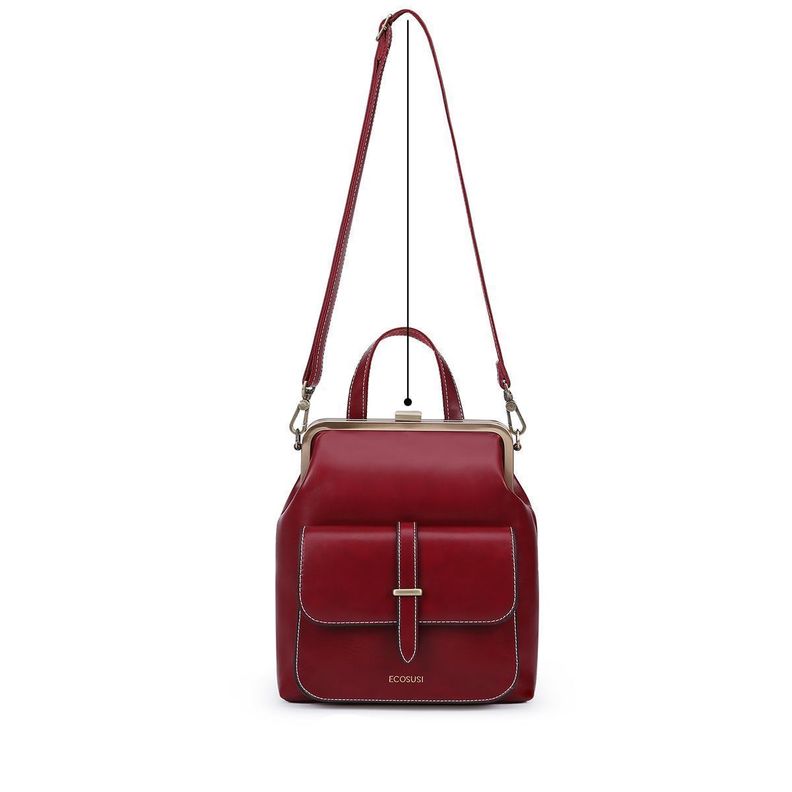 Ecosusi Mochila & bolso casual SHORTY - burdeo-4