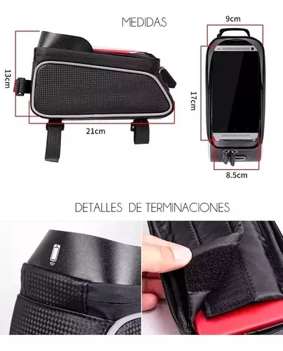 Bolso Porta Celular Para Bicicleta Impermeable-5