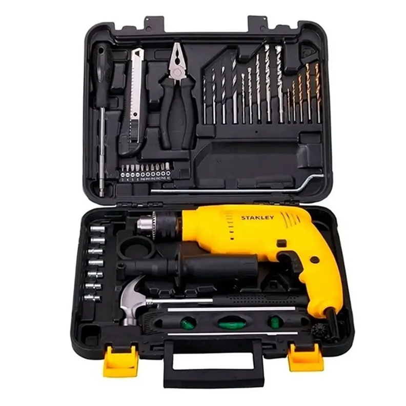 Kit Taladro Percutor 600w + Herramientas Y Brocas-0