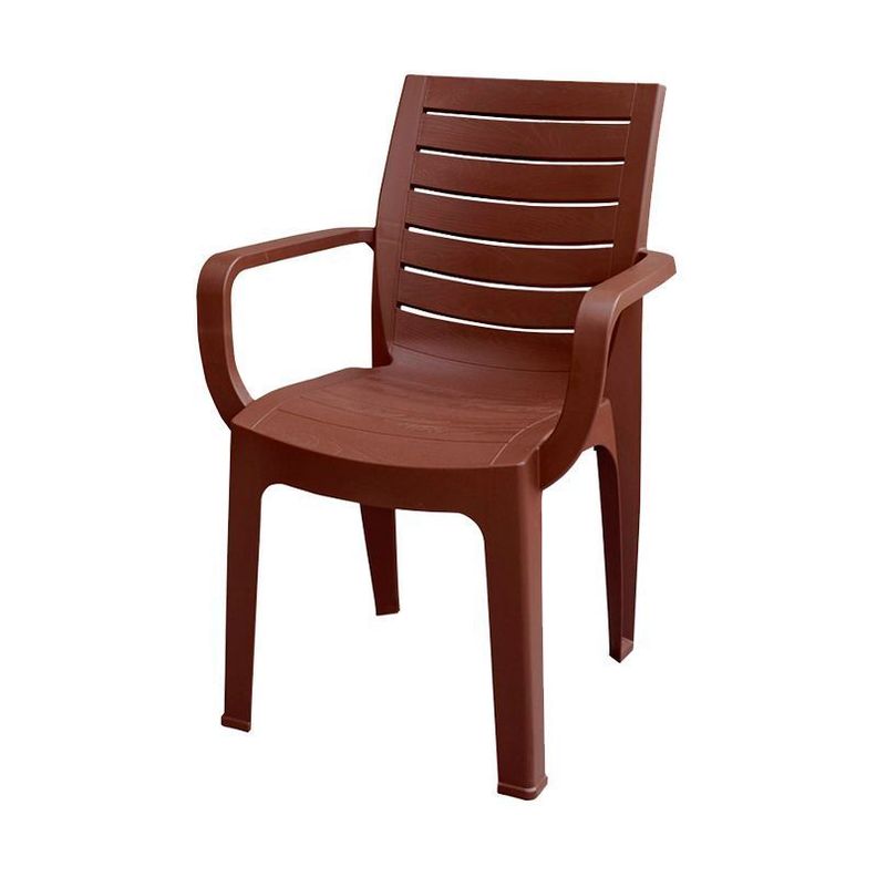 Silla Modelo Andor Madera Con Apoya Brazos-0