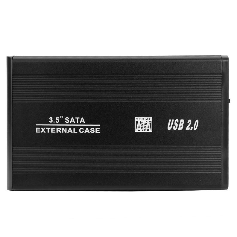 Cofre Case Disco Duro Sata 3.5¨ Usb 2.0 Aluminio Resistente-1