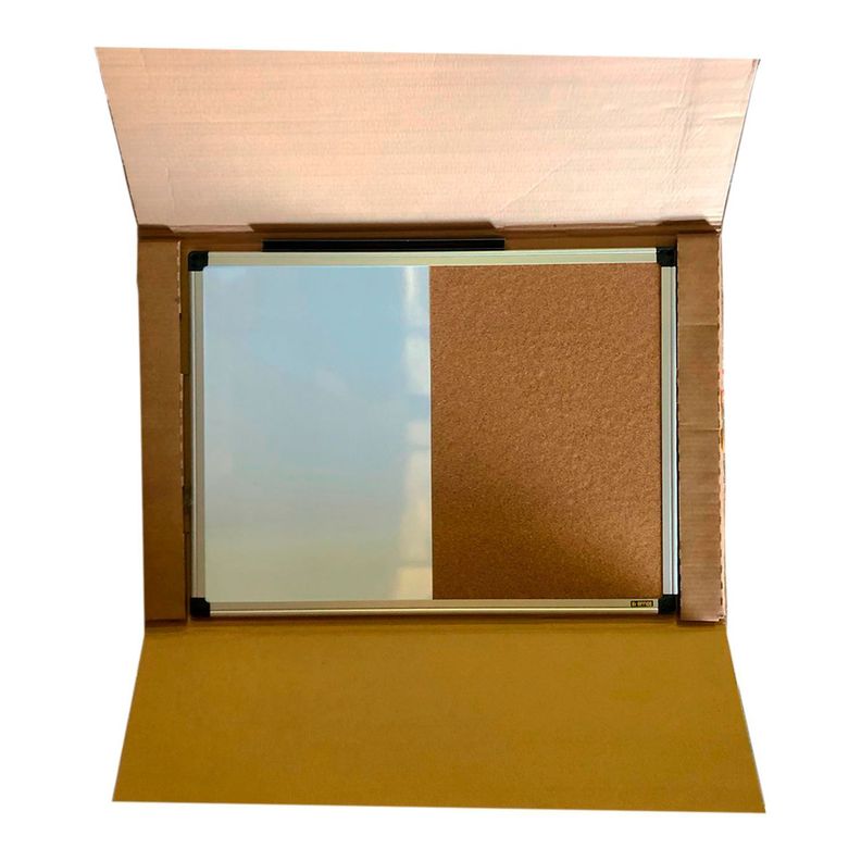 Pizarra Mixta Corcho + Magnética 60x45cm-5