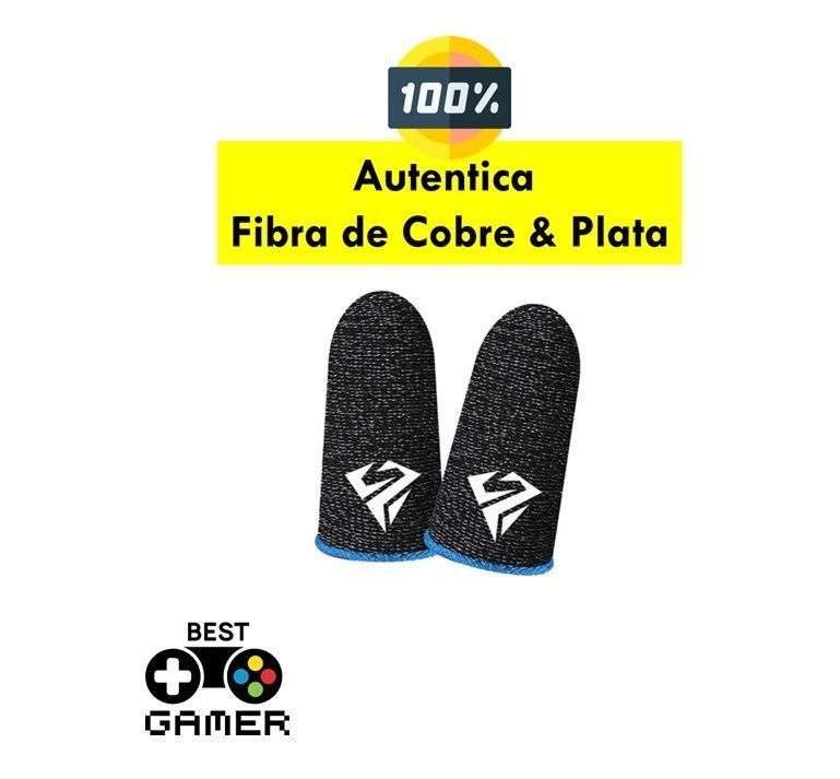 Dedales Gamer Fundas Para Dedos Juegos Pugb Cod Freefire Azul-1