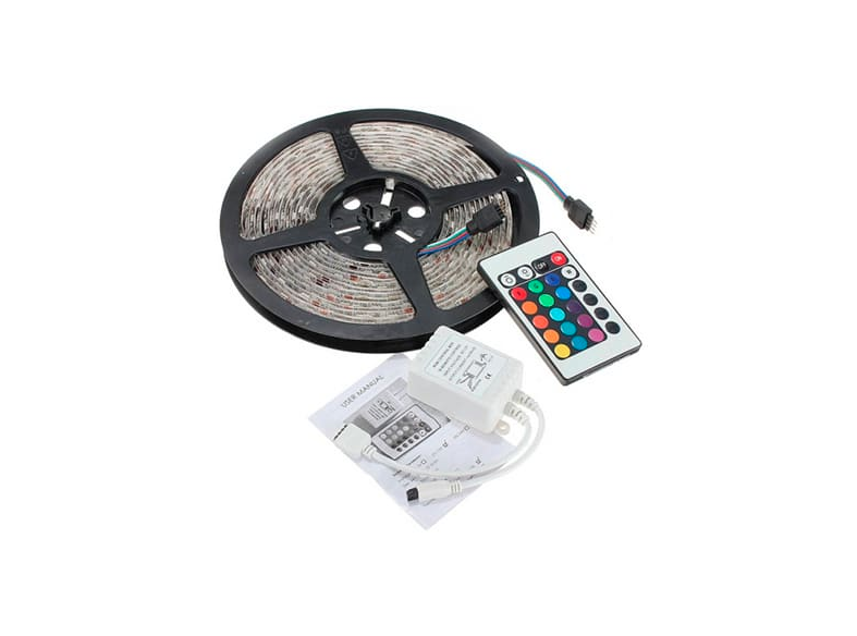 Cinta LED Con Control 5m 60Leds RGB-0