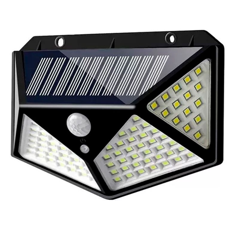 Lámpara Solar 114 Led 10w Sensor Movimiento-0