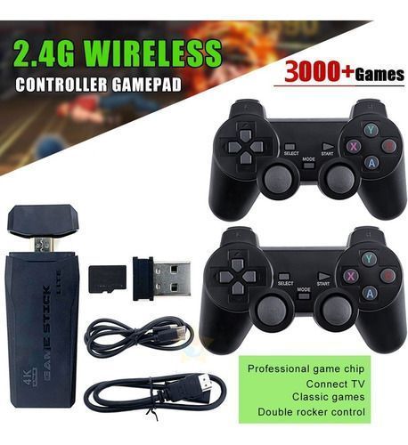 Consola Mini Video Juegos 3500 Games Retro 2 Joystick-2