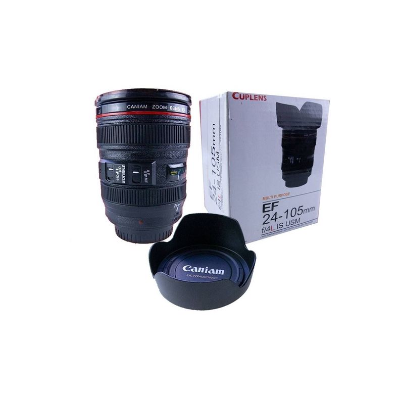 Tazon Vaso Forma Lente Camara Base Soporte F/4l Is Usm-0
