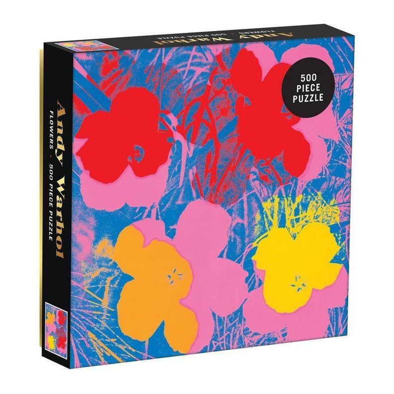 PUZZLE 500PCS, FLORES DE ANDY WARHOL-1