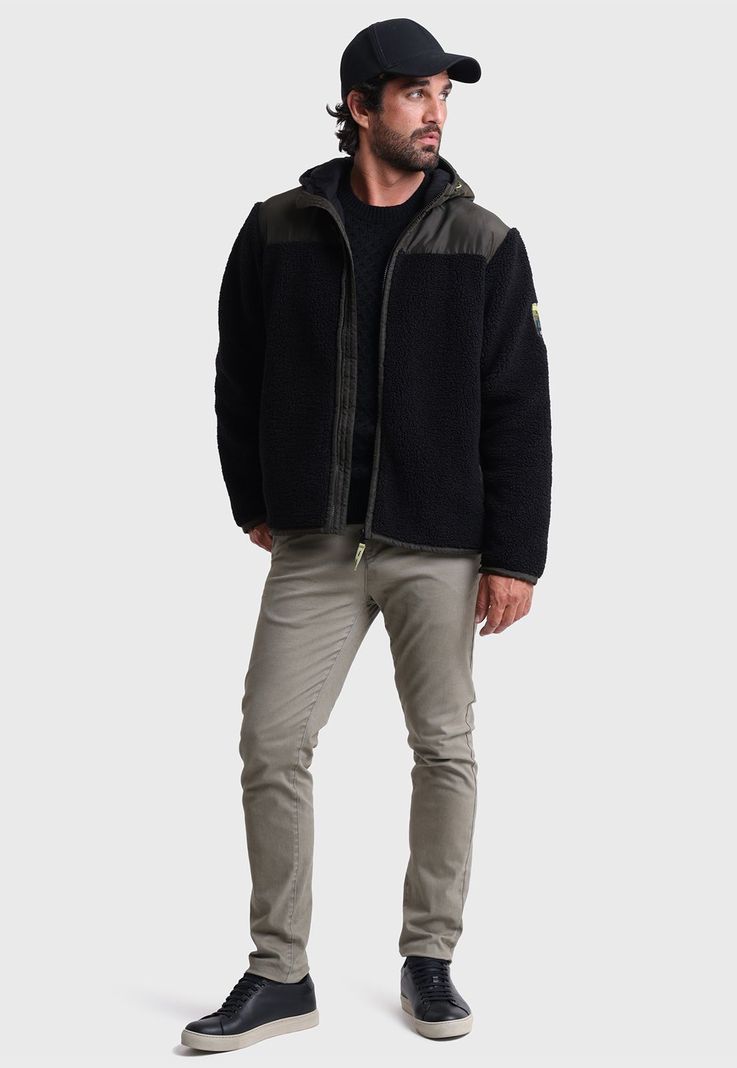 Polerón Sherpa Con Capucha Arrow PL2534FNE-5