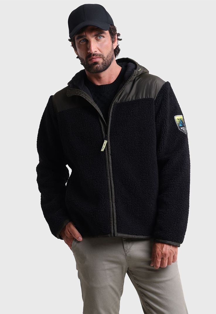 Polerón Sherpa Con Capucha Arrow PL2534FNE-1