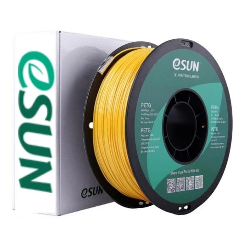 Filamentos Petg Esun 1kg 1.75mm Oro Macizo-0
