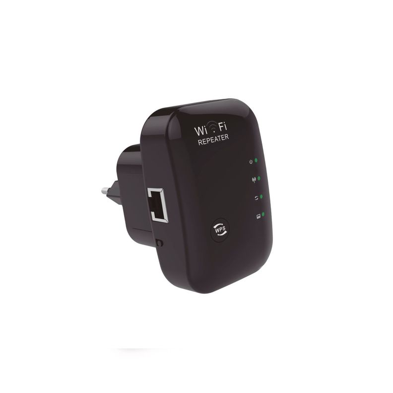Repetidor Wifi Inalambrico Universal 300Mbps Negro Dblue-0