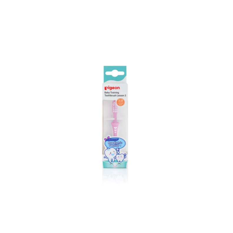 Cepillo Dental De Aprendizaje Etapa-3 Pigeon rosa-0