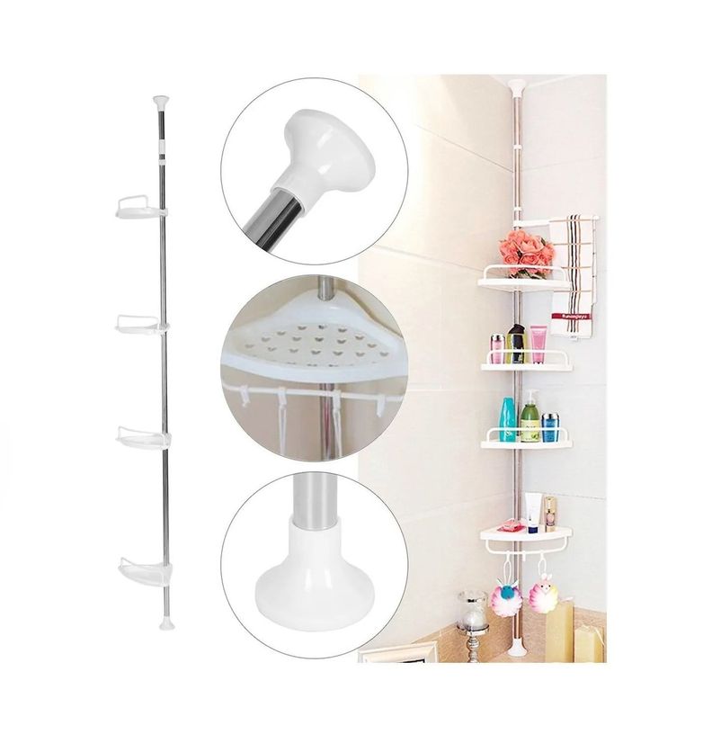 Organizador Esquinero Estante De Ducha Y Baño-5