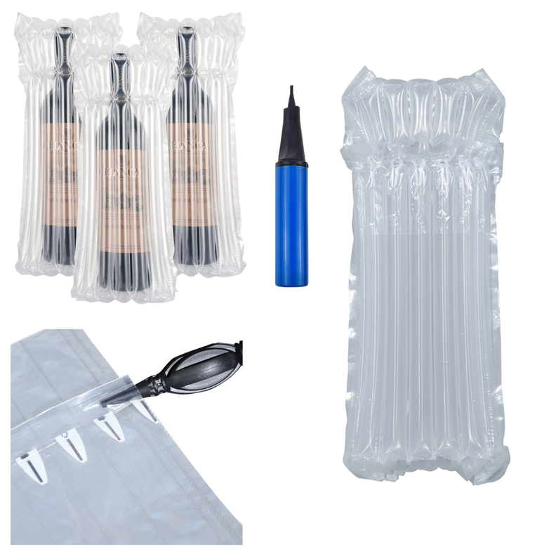 Bolsas Envoltura De Aire Protector De Botella De Vino 25 Und-5