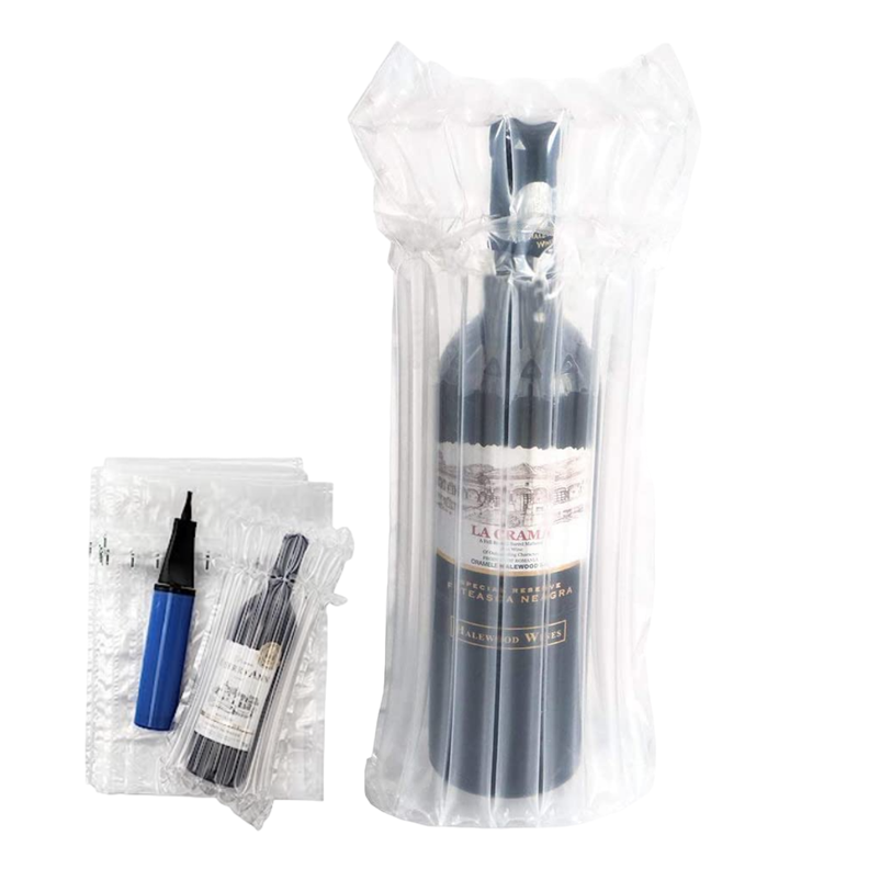 Bolsas Envoltura De Aire Protector De Botella De Vino 25 Und-7
