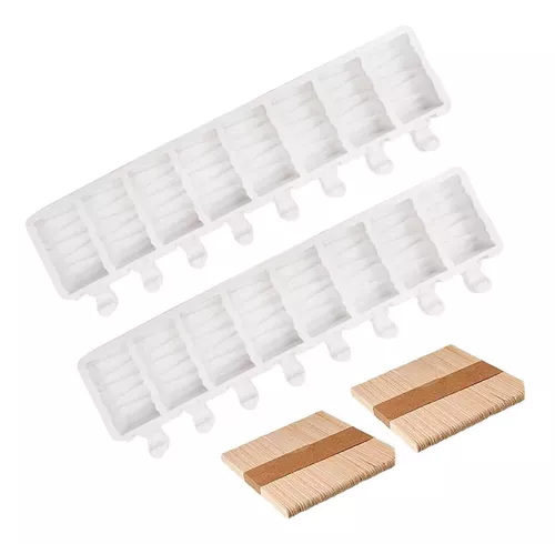 X2 Moldes De Silicona Para Helados Molde Paletas Helado 446 X2-142446-1