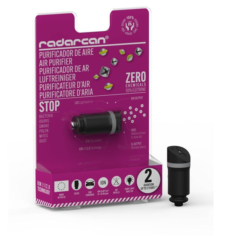 PURIFICADOR AIRE PARA AUTOS RADARCÁN R-501 -0