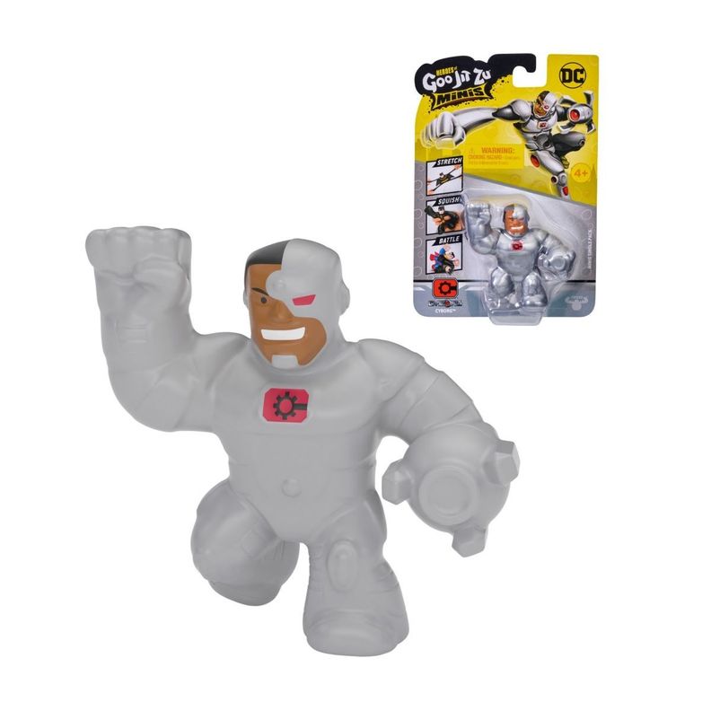 Goo Jit Zu Dc Mini Heroes 2,5 - Cyborg-0