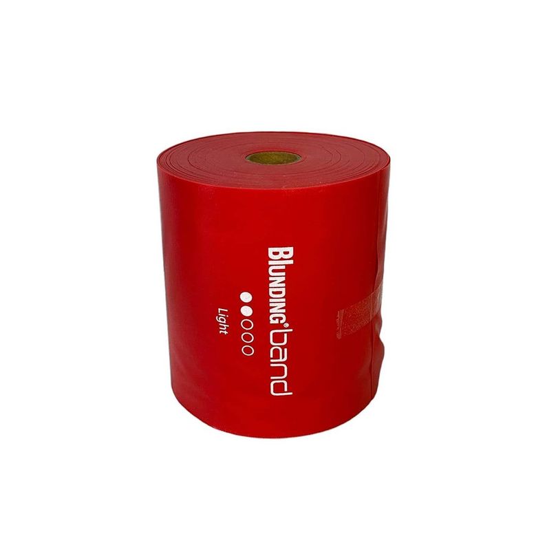 Banda Elástica Rollo De 45 Mts Rojo Blunding-0
