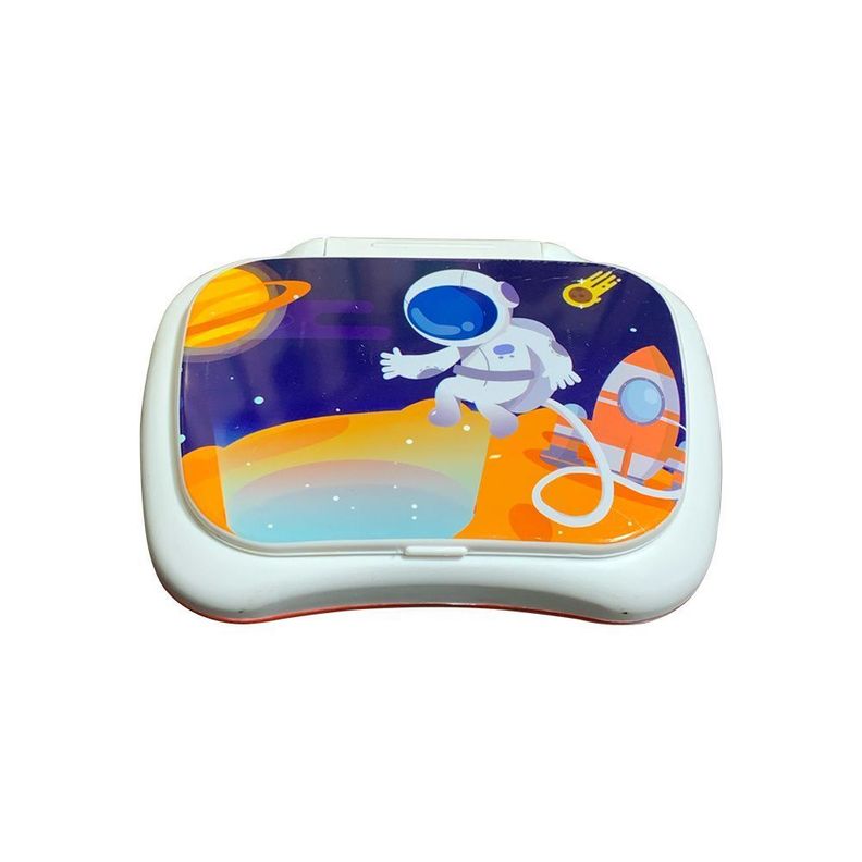 Mini Computador Didactico Ingles Español Niño Celeste-1