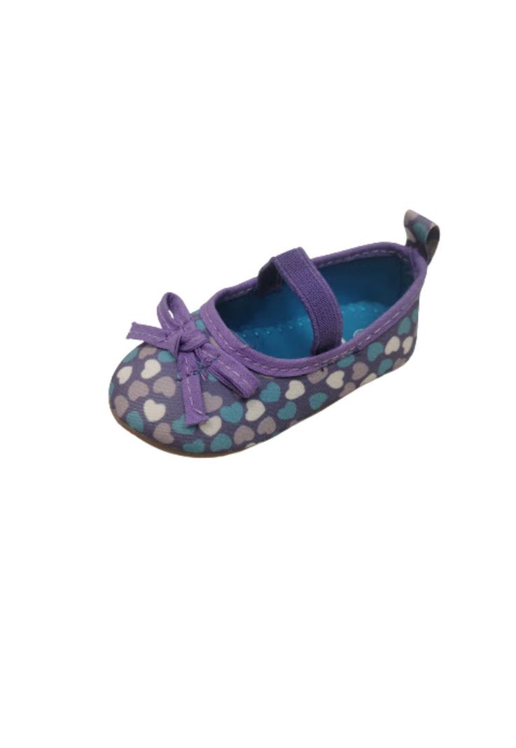 Sandalia Corazones Morado Niña-0