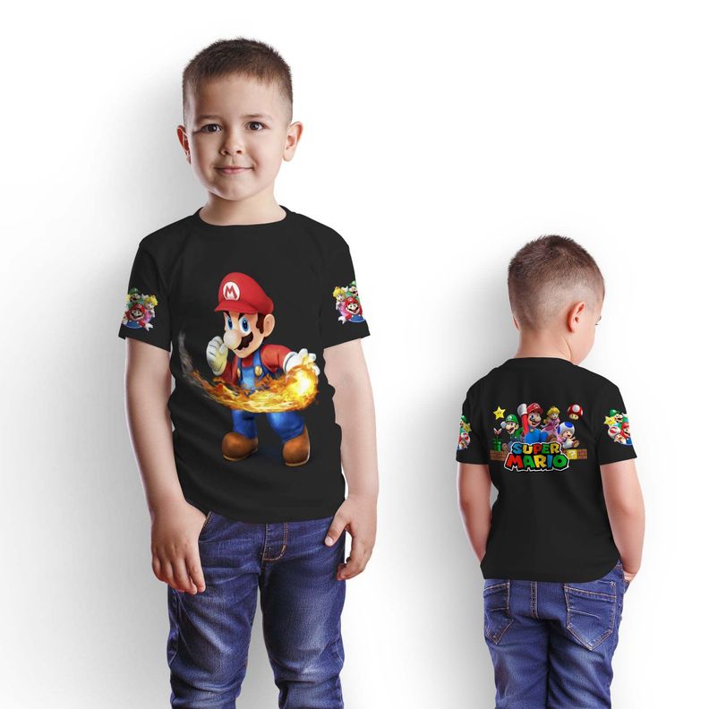 Polera Super Mario Bros D6-2