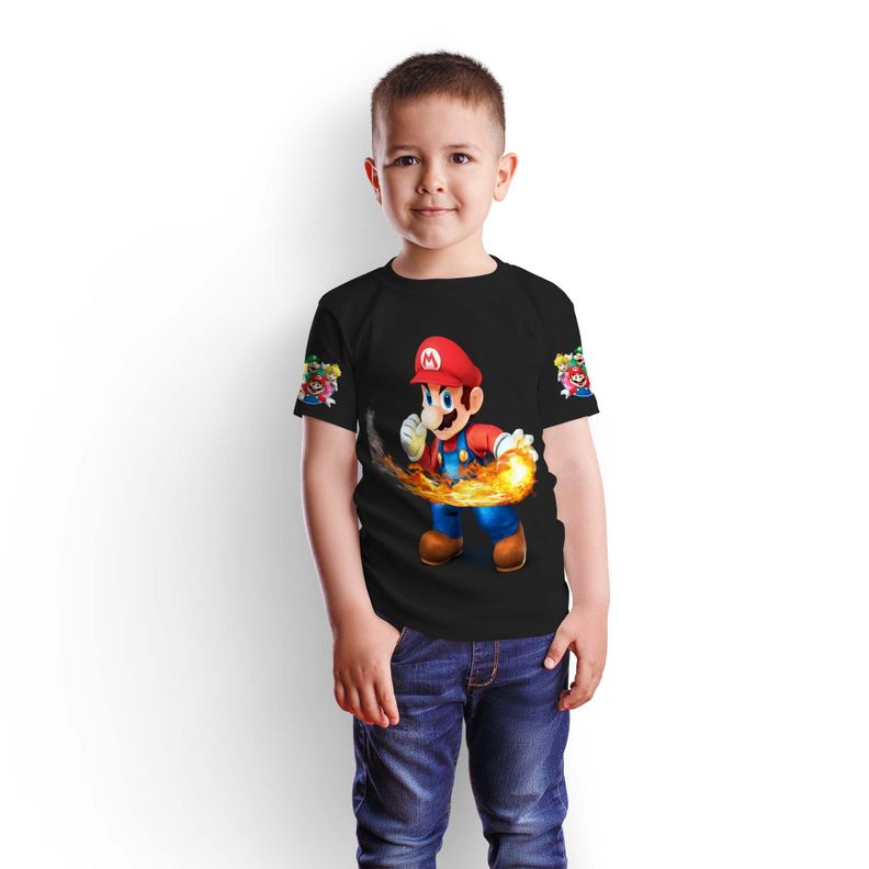 Polera Super Mario Bros D6-0
