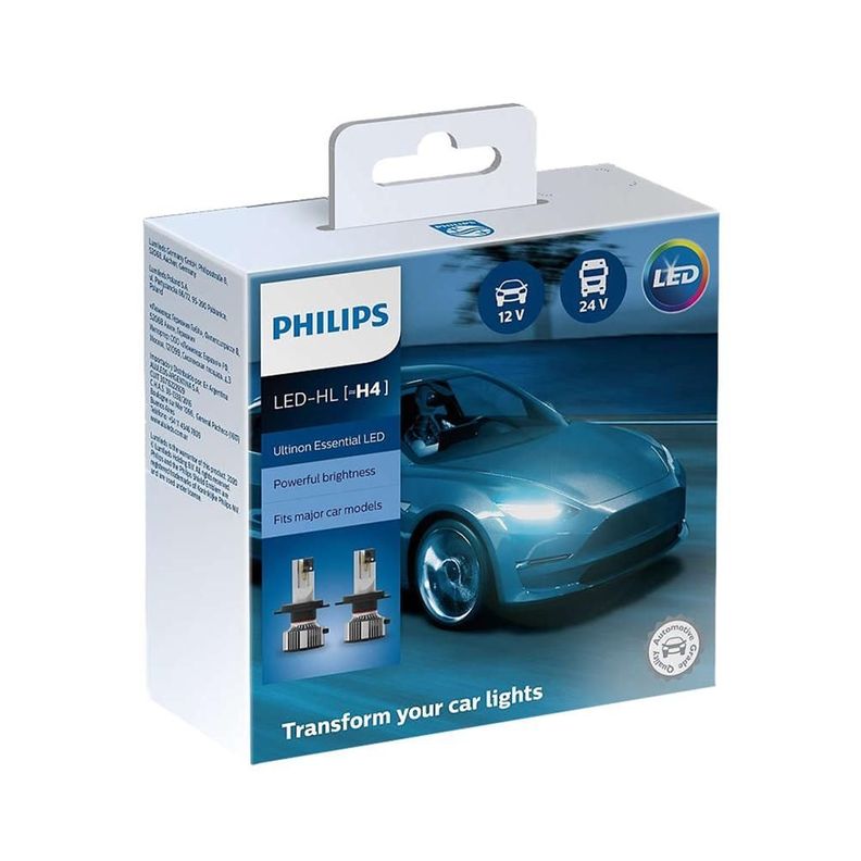 Ampolletas Led Philips Ultinon Essential H4 P43 T-1