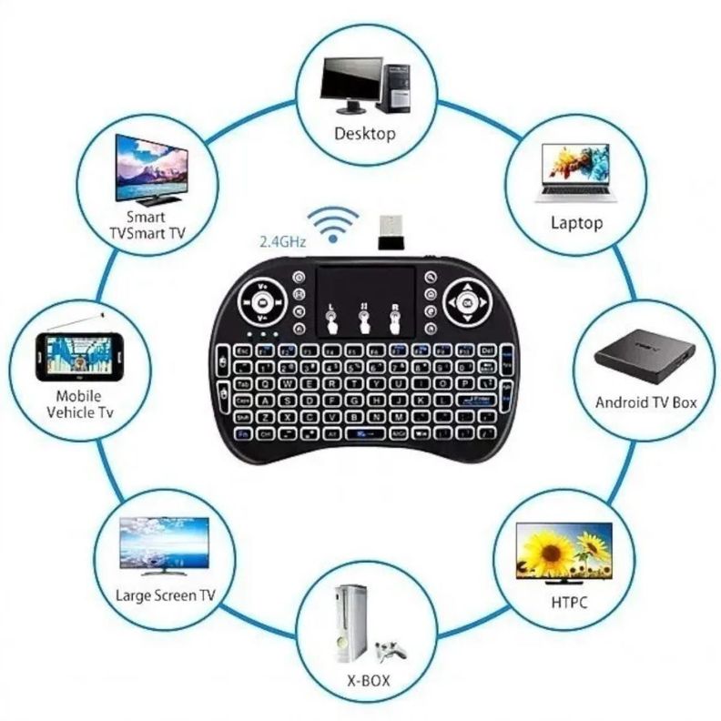 MINI TECLADO BLUETOOTH CON LUZ-2