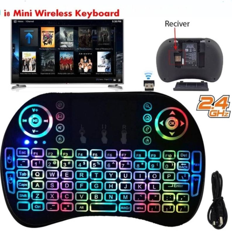 MINI TECLADO BLUETOOTH CON LUZ-1