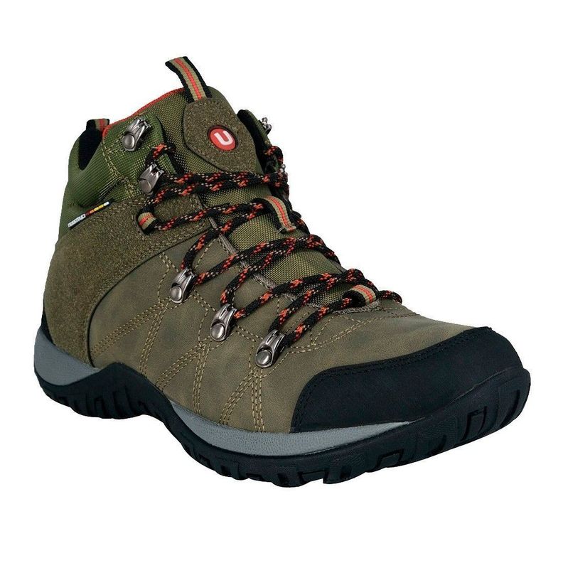 ZAPATILLA OUTDOOR HOMBRE UNISPORT SAMAN VERDE-0