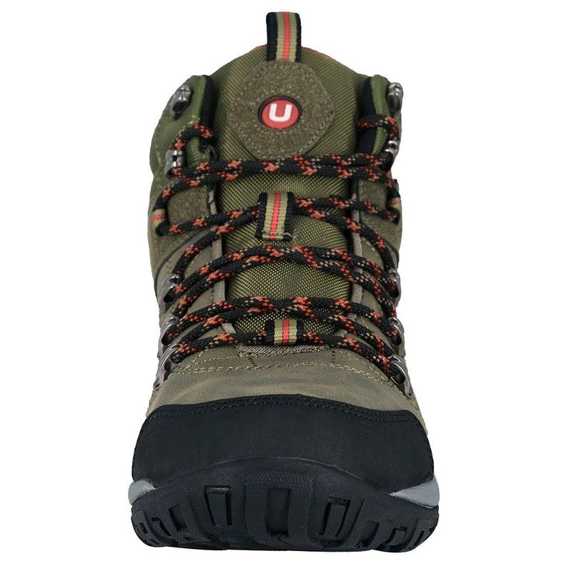 ZAPATILLA OUTDOOR HOMBRE UNISPORT SAMAN VERDE-3