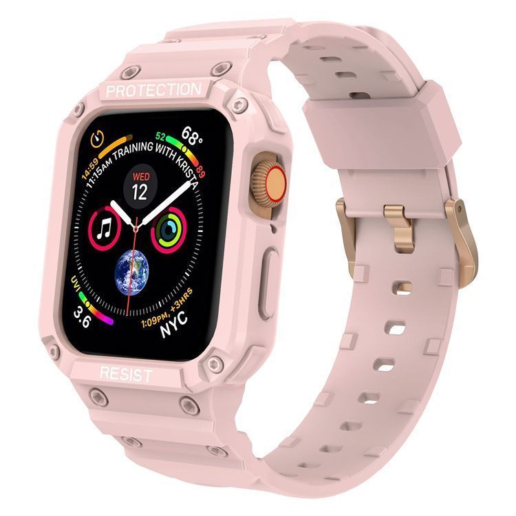 Carcasa Correa Para Apple Watch Se 44/ 45mm / Rosado-0