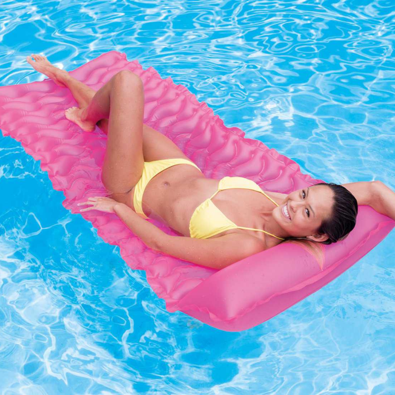 Flotador Inflable 229x86 Cm Tote-n-Float Rosado-1