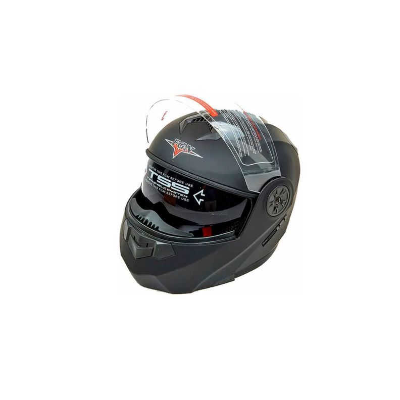 Casco de Moto Abatible FGN Con Gafas Polarizadas Talla L-0