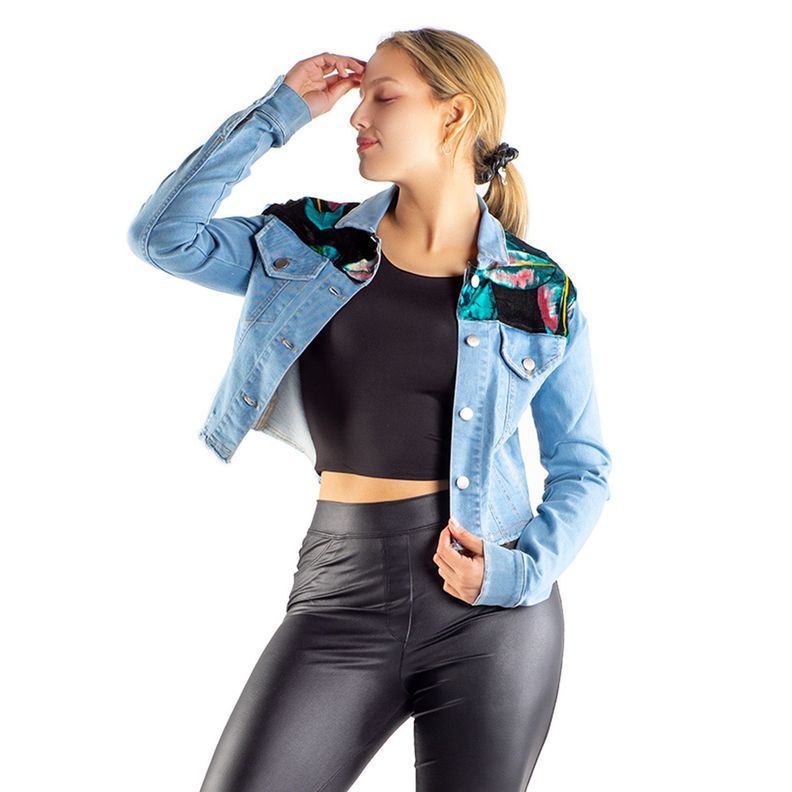 CHAQUETA MEZCLILLA CORTA -2